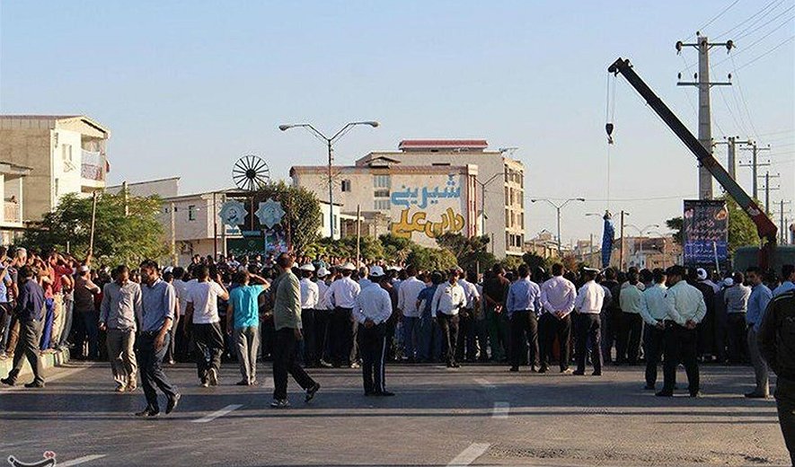 حکم اعدام یک زندانی در خیابان‌های شهرستان آق‌قلا اجرا شد