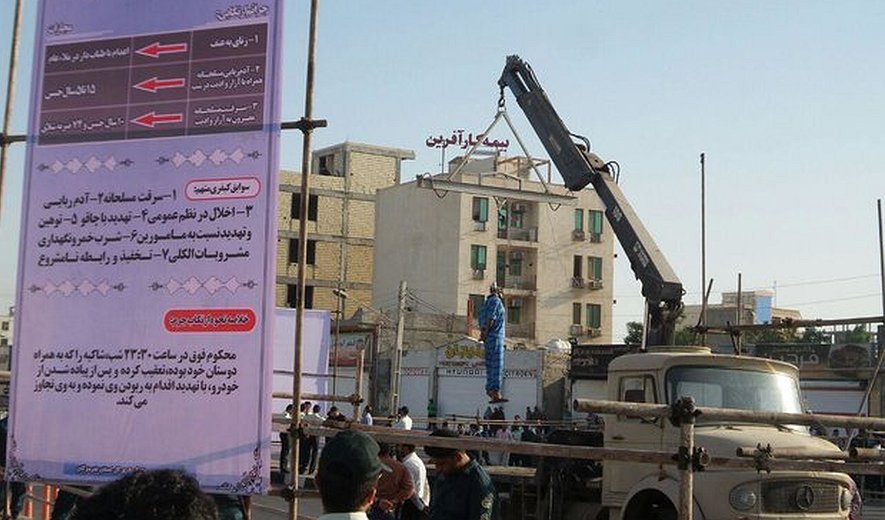 اعدام یک زندانی در خیابان‌های بندرعباس