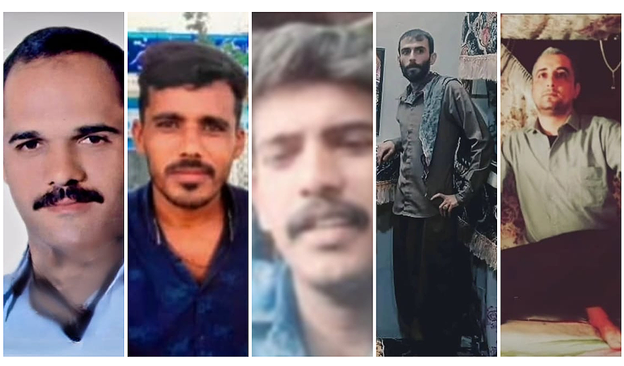 Group Hanging of 6 Men for Drug Charges in Isfahan