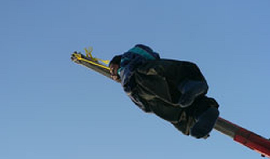 One man was hanged publicly in southern Iran