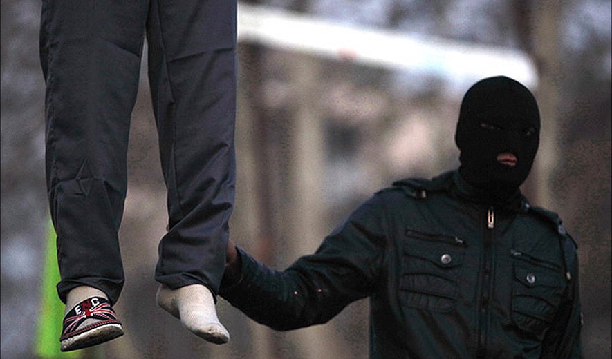 One man was hanged in public in southwest of Iran