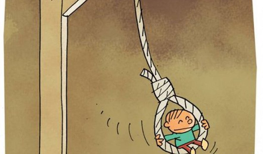 Hossein Gharabaghloo, a child offender, has been executed