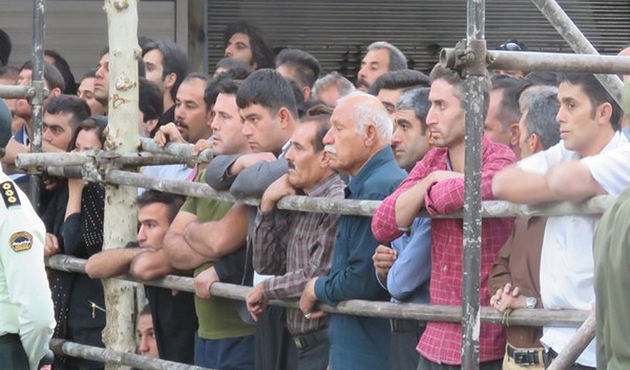Unidentified Man Hanged in Public in Front of Crowd of People